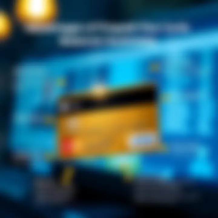 An infographic illustrating the advantages of using prepaid Visa cards