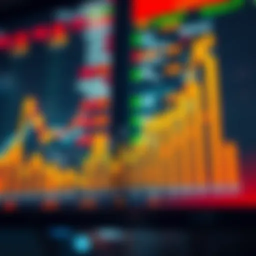 Financial Growth of Chinese Stocks Financial growth chart illustrating Chinese stock rise
