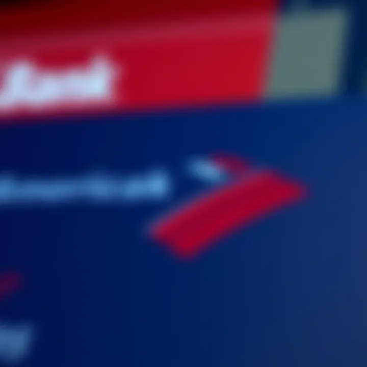 Bank of America logo with a secure banking theme