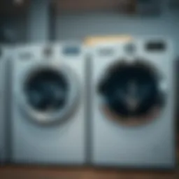 A side-by-side comparison of GE and Whirlpool washers highlighting their designs