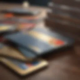 Illustration depicting the concept of credit card consolidation