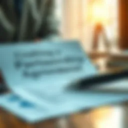 Illustration of partnership agreement