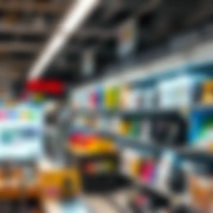 eBay marketplace interface showcasing various products