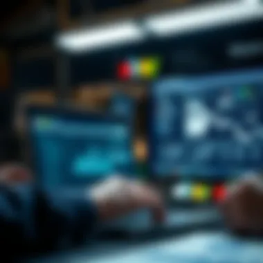 illustration of secure online transaction