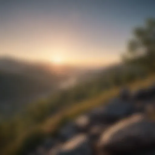 Scenic view of North Georgia mountains