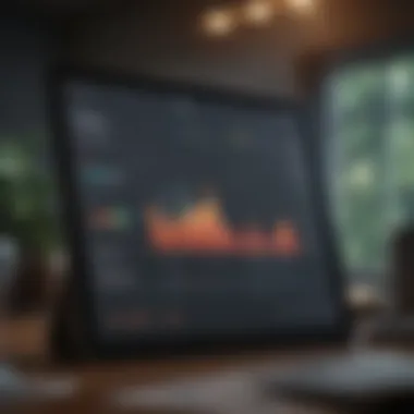 Financial Insights and Analytics Graph depicting financial insights from the app