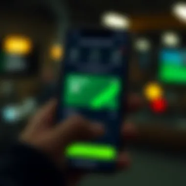 Visual representation of security features in the Green Dot Money Card app