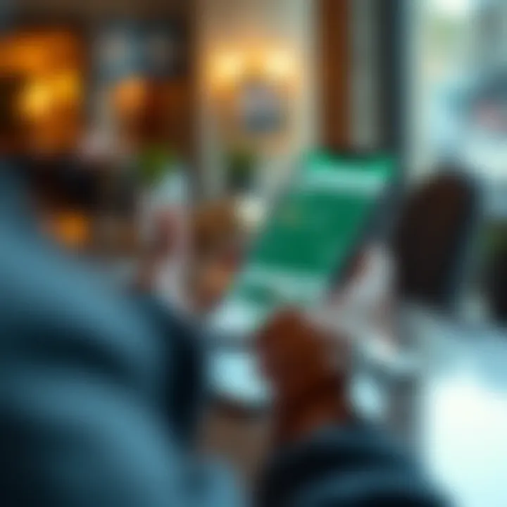 User interface of the Green Dot Money Card app displaying financial tools