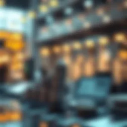 An abstract representation of innovative business strategies