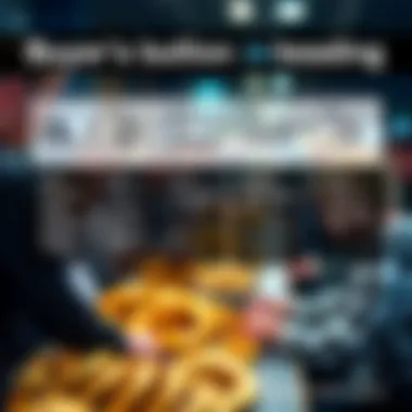Infographic showcasing buyer's journey in bullion trading on eBay