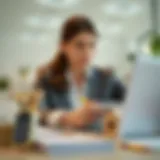 Conceptual representation of online financial courses