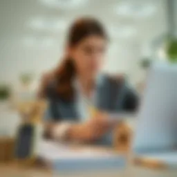 Conceptual representation of online financial courses