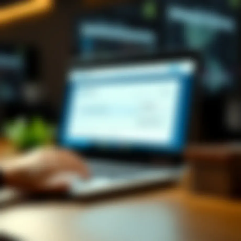 Online banking interface showcasing check writing feature