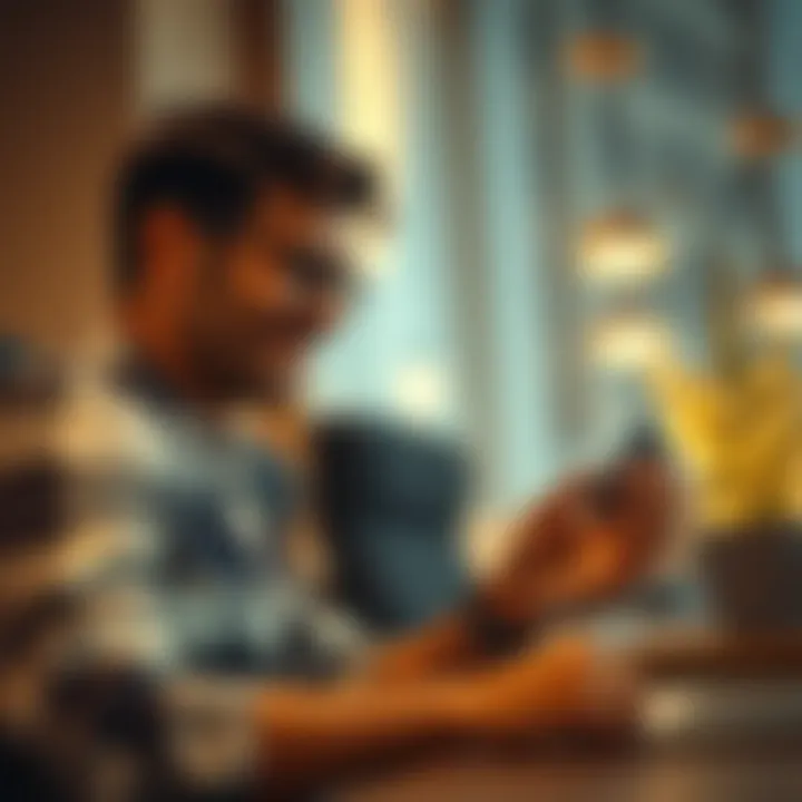 Traveler enjoying a seamless booking experience using a credit card