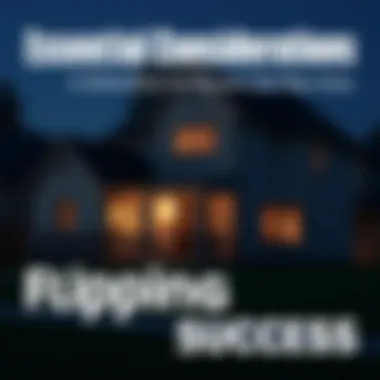 A checklist of essential considerations for house flipping success.