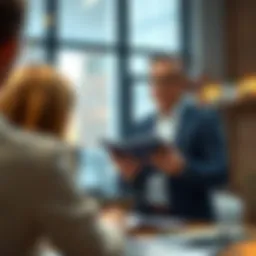 A professional engaging in life insurance education