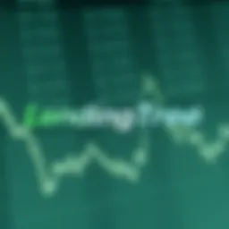 Illustration of the LendingTree logo with a financial background