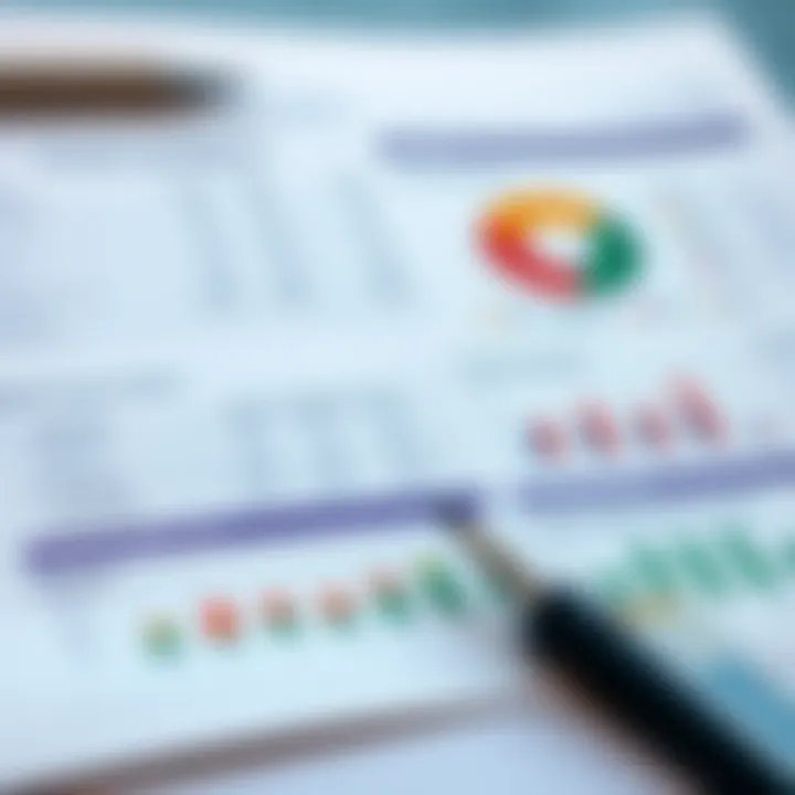 A detailed financial report generated by QuickBooks illustrating key business indicators