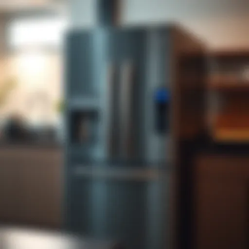 Maytag refrigerator showcasing sleek design and features