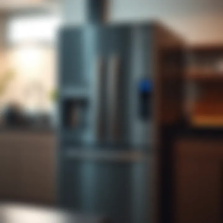 Maytag refrigerator showcasing sleek design and features