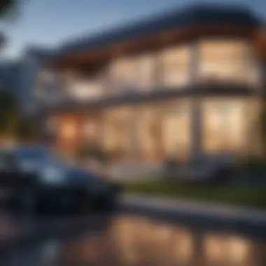 Showcasing Modern Rental Amenities Attractive rental property showcasing modern amenities