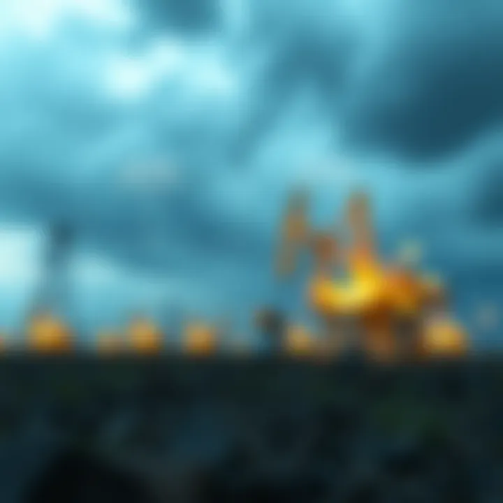 Diagram showcasing the impact of renewable energy on oil markets