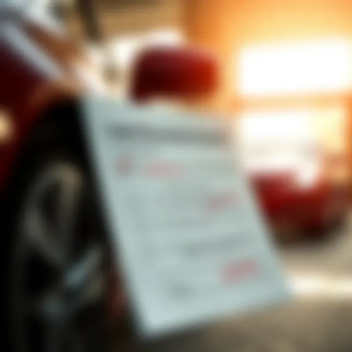 Checklist of legal documents required for leased car sale