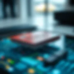 Credit card on a digital interface