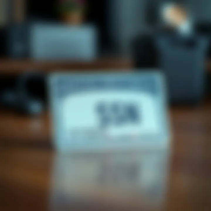 SSN card illustration