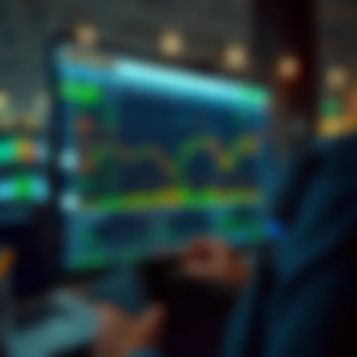 A strategic investment plan displayed on a digital screen