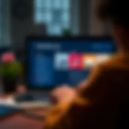 User interface of TurboTax Live showcasing tax features