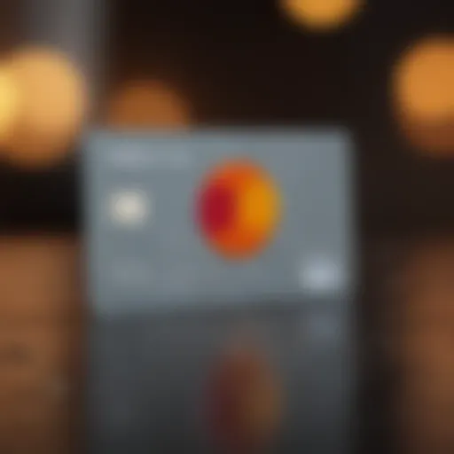 Mastercard logo displayed on a credit card