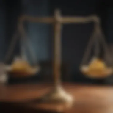 Balancing Rights and Responsibilities A visual representation of legal scales indicating the balance of rights and responsibilities