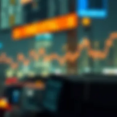 Visual representation of the impact of international trade on exchange rates