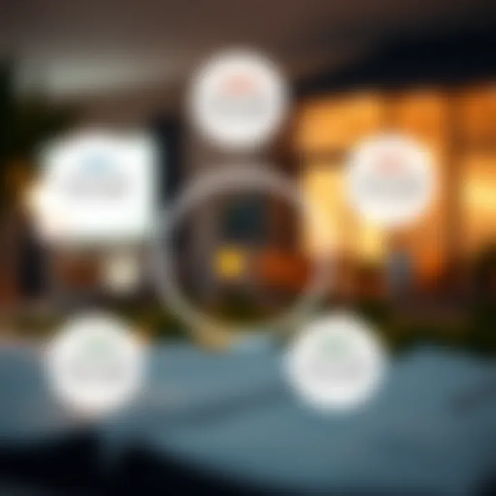 Diagram illustrating the role of credit scores in loan approval