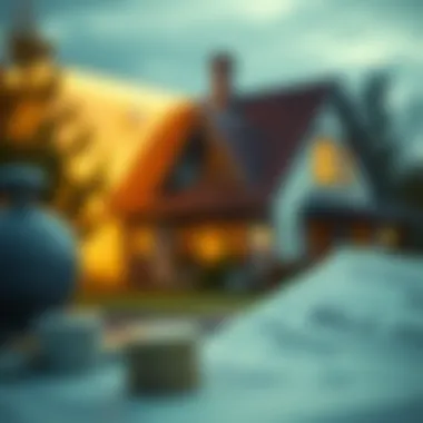 Conceptual illustration of interest rates affecting mortgage payments