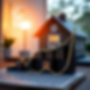 Graph depicting total interest paid over the life of a mortgage