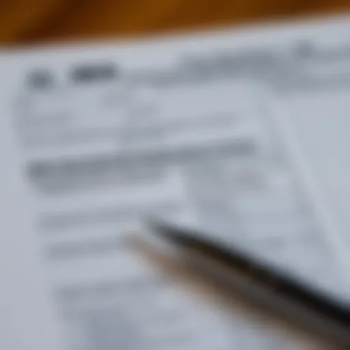 A detailed illustration of the IRS standard deduction form highlighting key sections