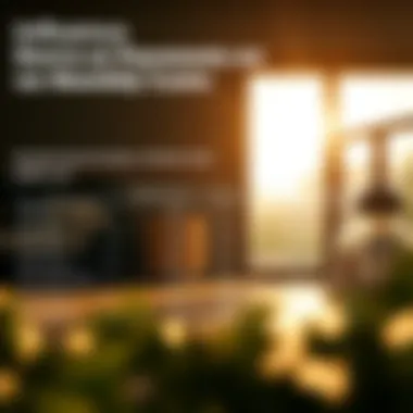 Influence of Down Payments on Monthly Costs Chart showing down payment options and their effect on mortgage payments