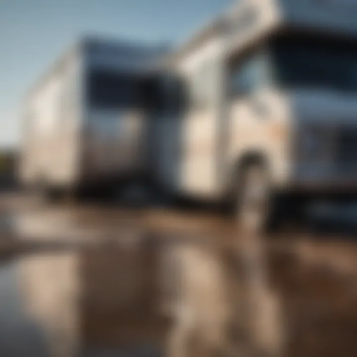 Visual representation of RVs at risk from water damage