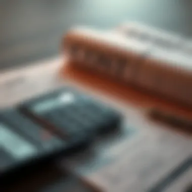 A calculator and legal papers symbolizing cost assessment