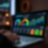 Visual representation of credit score breakdown